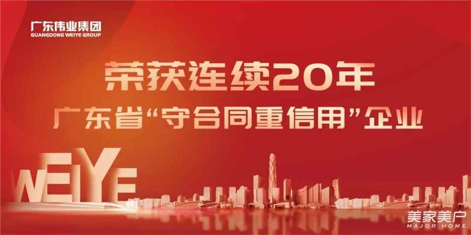 立信而行！我的伟业连续二十年获评“守合同重信用”企业