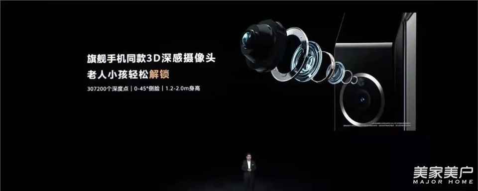 华为HarmonyOS智能门锁正式发布！3D人脸识别、可视猫眼、双电池供电…亮点不断！